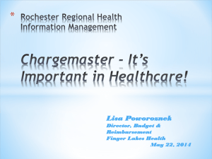 Chargemaster-It`s Importance in Healthcare!