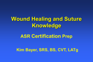 Wound Healing and Suture Knowledge