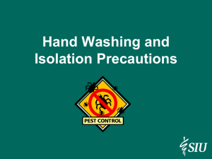 Isolation Precautions 2013