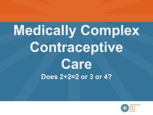 ppt Medically Complex Contraception