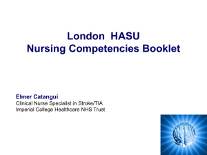 Launch of the HASU nursing competencies