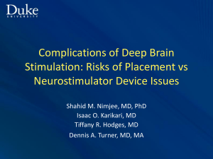 Complications of Deep Brain Stimulation