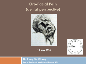 Oral_Facial_Pain by Dr. Fung Siu Chung