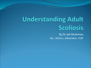 Understanding Adult Scoliosis