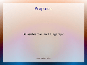proptosis - Otolaryngology online