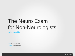 Neurological Examination