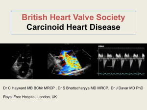 British Heart Valve Society Carcinoid Heart Disease