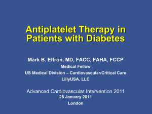 Diabetes - BCIS - British Cardiovascular Intervention Society