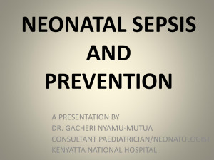 neonatal sepsis and prevention
