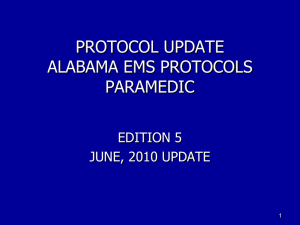 ALABAMA EMS PROTOCOLS - East Alabama EMS, Inc