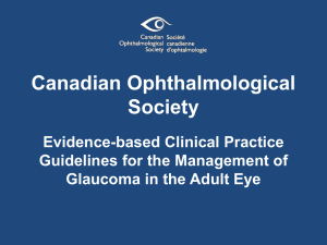 Imaging and perimetry - Canadian Ophthalmological Society
