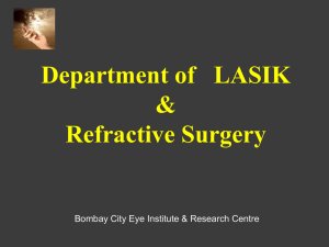 Dept Of LASIK & Refractive Surgery