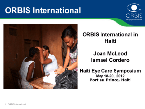 ORBIS Project in Haiti
