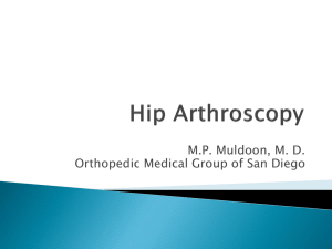 Hip Arthroscopy Patient Guide 2011
