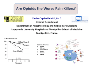 Are Opioids the Worse Pain Killers