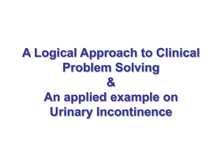 clinical problem solving in pharmacy