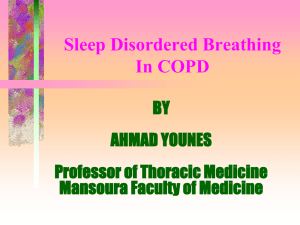 SDB in COPD