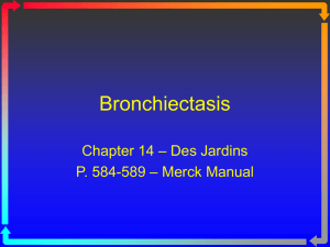 Bronchietasis - Macomb