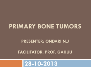 Primary bone tumors