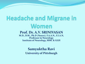 Headache and Migrane in Women