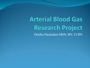 Arterial Blood Gas Research Project