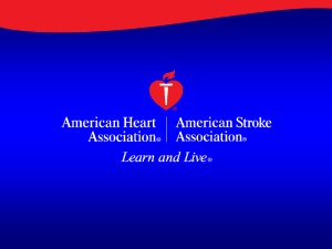 Slide Set - My American Heart
