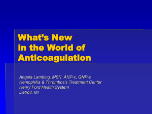Everything You Need to Know about Anticoagulation