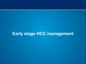 Update in the treatment of early-stage HCC