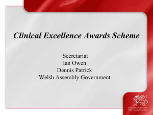 Clinical Excellence Awards Scheme