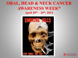 School Talk - Head and Neck Cancer Alliance