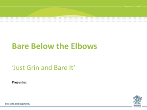 `Bare Below the Elbows`?