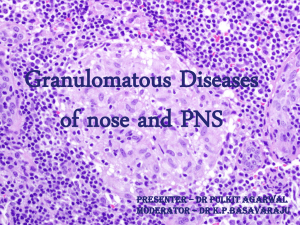Granulomatous Diseases of Nose