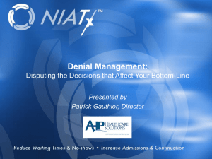 Disputing the Decisions that Affect Your Bottom-Line