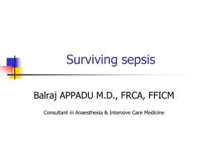 Surviving sepsis