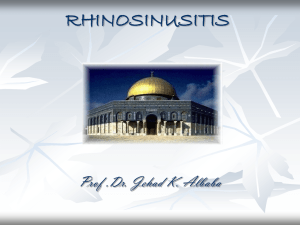 RHINOSINUSITIS