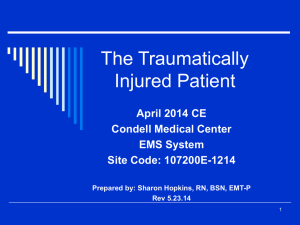 Traumatically Injured Patient