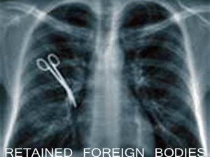 Retained Foreign Bodies