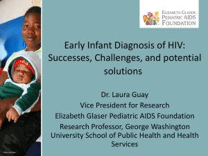 Early Infant Diagnosis of HIV
