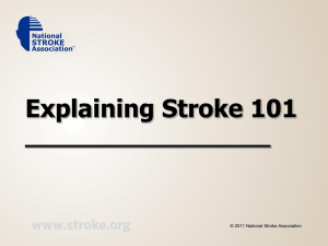 Explaining Stroke 101 - National Stroke Association