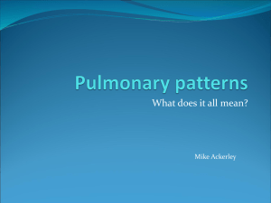Pulmonary Patterns