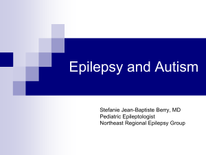 Epilepsy and Autism: Dr. Stefanie Berry