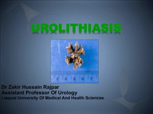 Urolithiasis - Liaquat University of Medical & Health Sciences