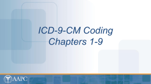 ICD-9-CM Coding Chapters 1-9