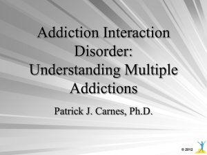 addiction interaction disorder 101