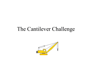 The Cantilever Challenge