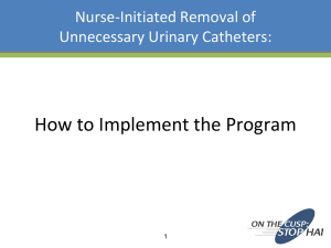 Nursing Intervention to Remove Non