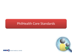 Philhealth core standards_MSA
