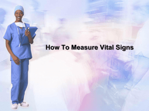 Vital Signs Power Point