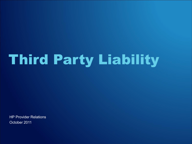 Third Party Liability