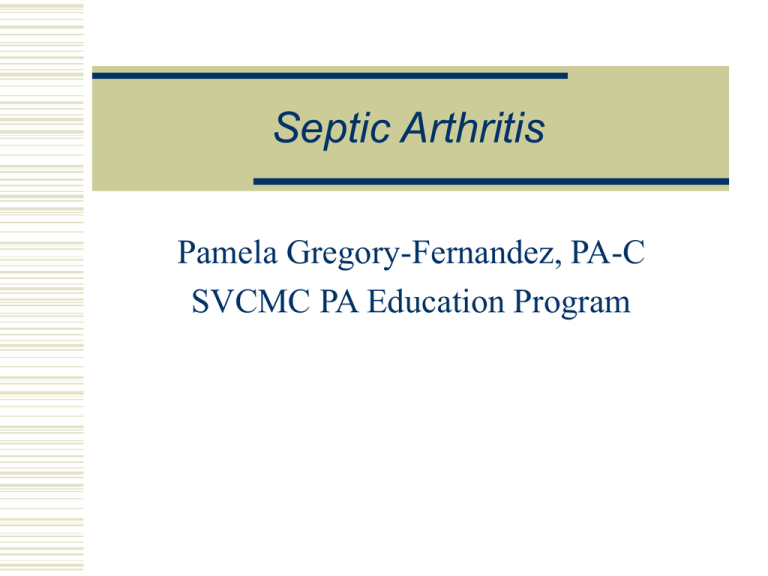 Septic Arthritis